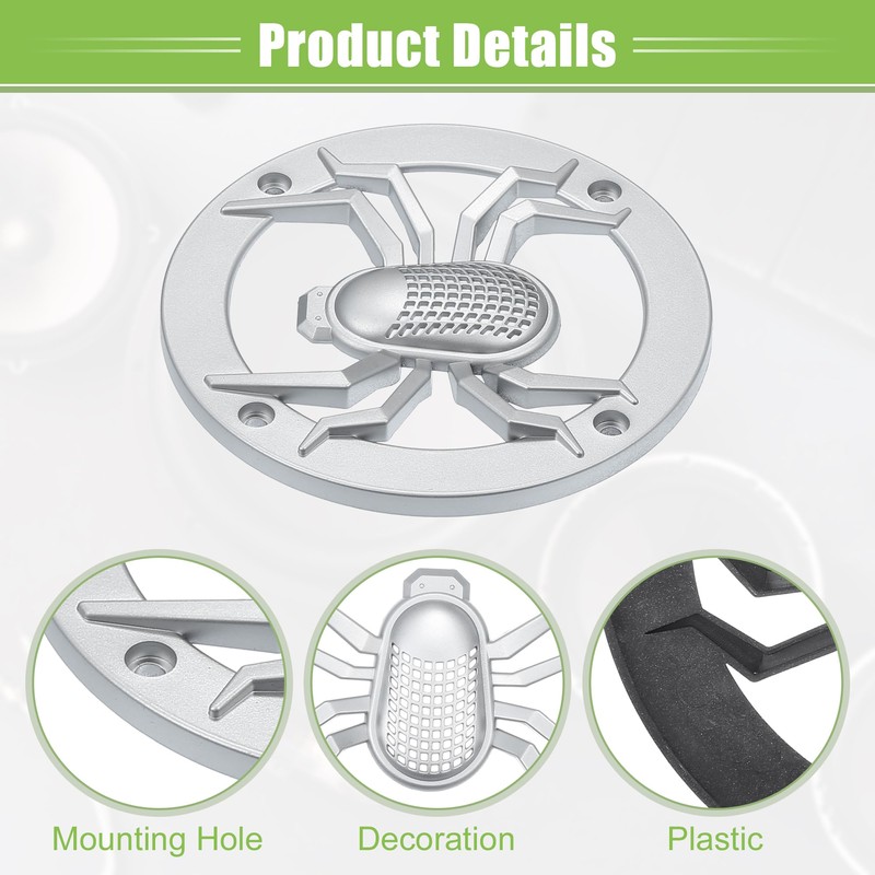 ACROPIX Universal 4" Car Speaker Grills Cover Round 4 Inch