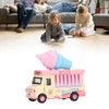1:36 Magnetic Induction Alloy Die Cast Food Truck Kid Light