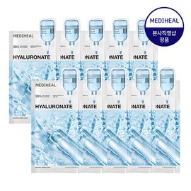 Mediheal Hyaluronic Acid Essential Mask High-Density Moisture 10 Sheets / 메디힐 히알루론산 에센셜 마스크 고밀도수분 10매
