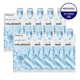 Mediheal Hyaluronic Acid Essential Mask High-Density Moisture 10 Sheets / 메디힐 히알루론산 에센셜 마스크 고밀도수분 10매