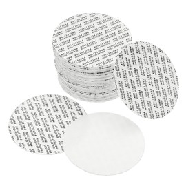 PATIKIL 63mm/2.48" Foam Lid Liner, 50Pack PS Foam Resistant Tamper Pressure Sensitive Seal for Bottle Cap Liners Seals