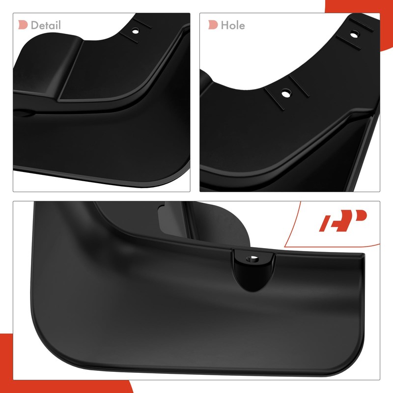 A-Premium Set of 4PCS Mud Flaps Splash Guards Mudflaps Mudguards
