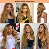 OiMiGO 1b/27 Lace Front Wigs Human Hair 13x4 Black and
