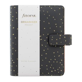 FILOFAX Confetti Pocket Organiser Charcoal 2025