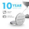 Tenergy 3 Volt Battery CR1225, Button Cell Batteries, Ideal for