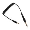 3.5mm to 6.35mm 1/4" Flash Sync Cable Cord Camera Strobe