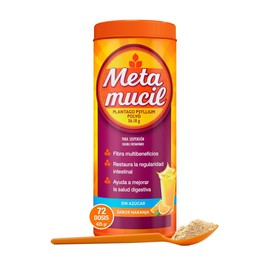 Metamucil Suplemento Fibra Sabor Naranja Azucar 425