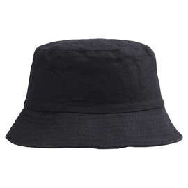One Limitation CP149 Bucket Hat, Camouflage, Plain, Outdoor, Casual, UV Protection, Women's, Black