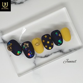 ⭐Byulbam handmade nail tips⭐ - Long Almond / ⭐별밤 수제네일팁⭐ - 롱아몬드