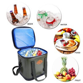 yodo CA288035-05 Square Leak Proof Bag 30 Cans-Soft Sided Insulated Coolers with, Olive