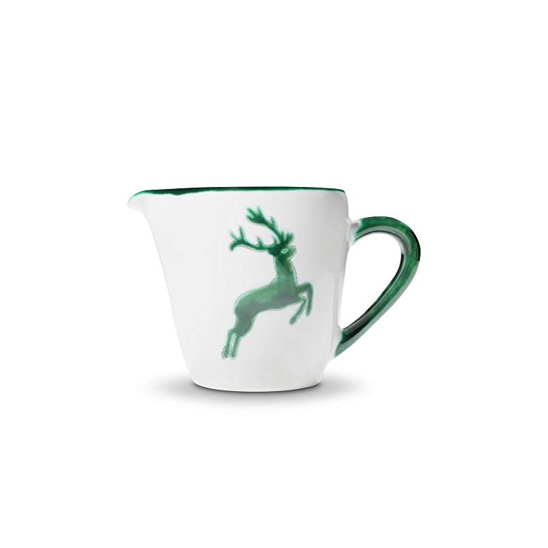 GMUNDNER KERAMIK Milk Jug Gourmet Capacity 0.2 Litres Green Deer