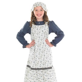 Fun Shack World Book Day Costumes Girls, Victorian Costume Girl, Kids Victorian Costume Girls, Victorian School Girl Costume X-Large