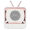 TV Shaped BT Speaker Wireless Lightweight Portable Mini Classic Style