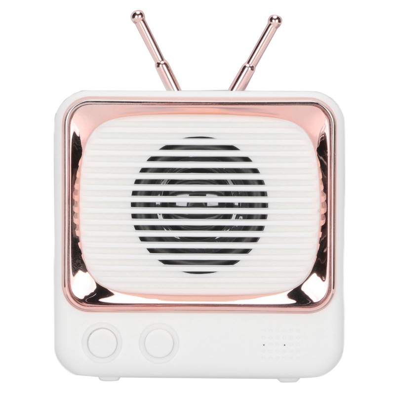 TV Shaped BT Speaker Wireless Lightweight Portable Mini Classic Style
