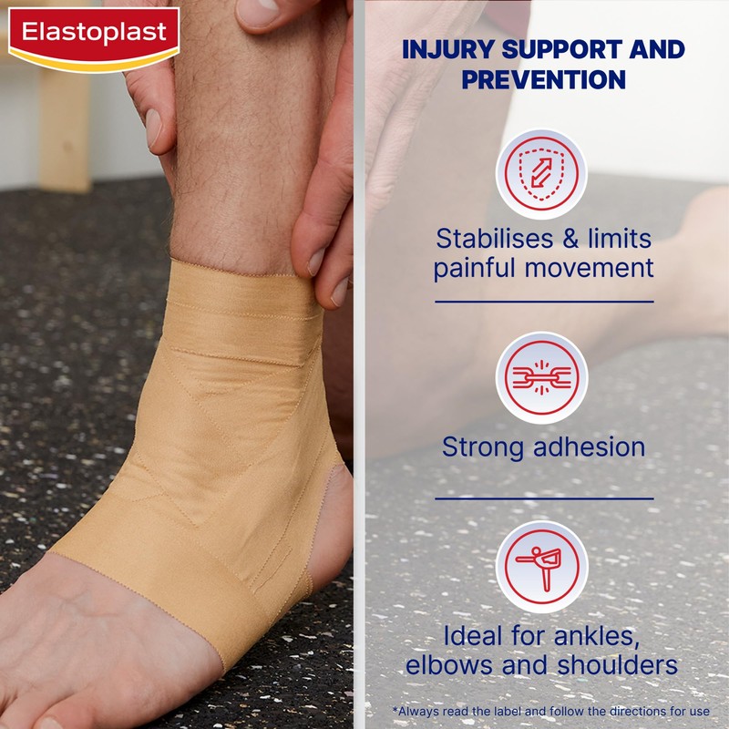 Elastoplast Rigid Strapping Tape | 3.8cm x 15m |Medical Tape