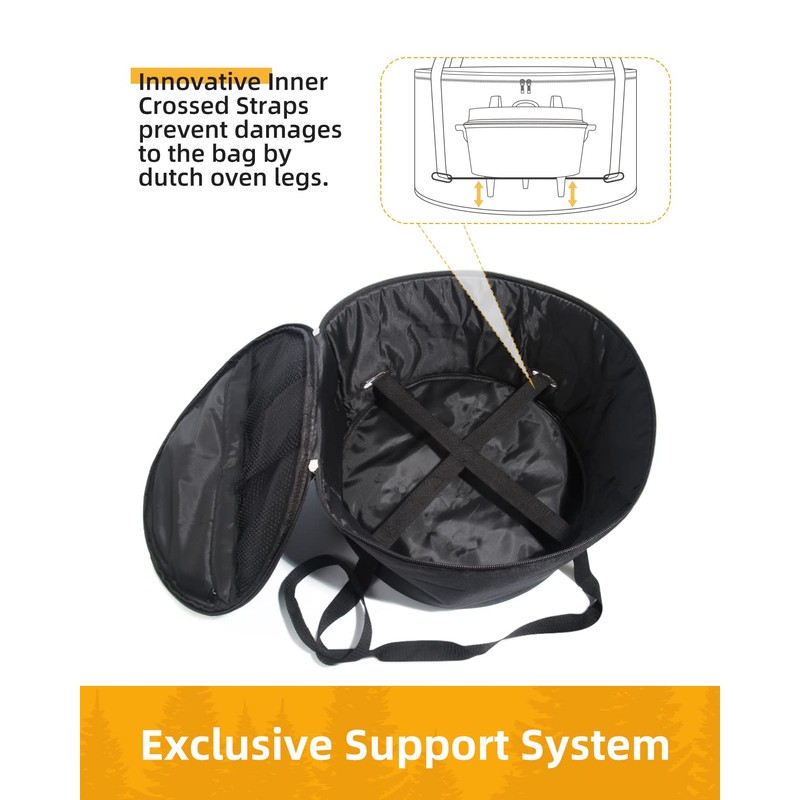 Morjor Dutch Oven Bag for 14 Inch Dutch Oven, Carry