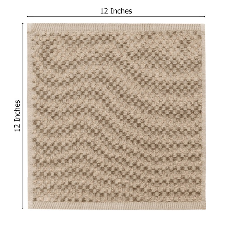 COTTON CRAFT Euro Spa Waffle Wash Cloth - Set of