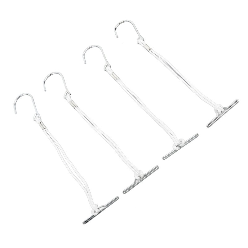 20Pcs Pattern Hooks Hanging Sewing Making Metal Hanger with Rope