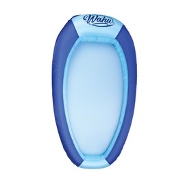 WAHU Hydro Lounger Versatile Pool Lounge Float for Sunbathing, Inflatable Beach and Pool Float Lounger with Inflate/Deflate Valve, Blue/Light Blue