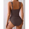 B2prity Tankini Swimsuits for Women Tummy Control Two Piece Bathing