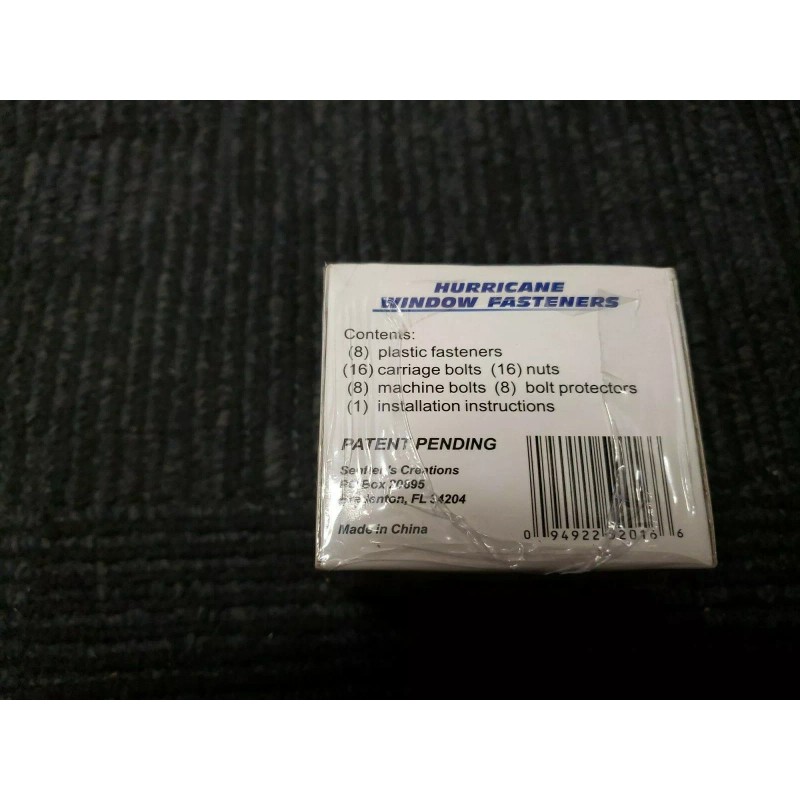 na HURRICANE WINDOW FASTENERS