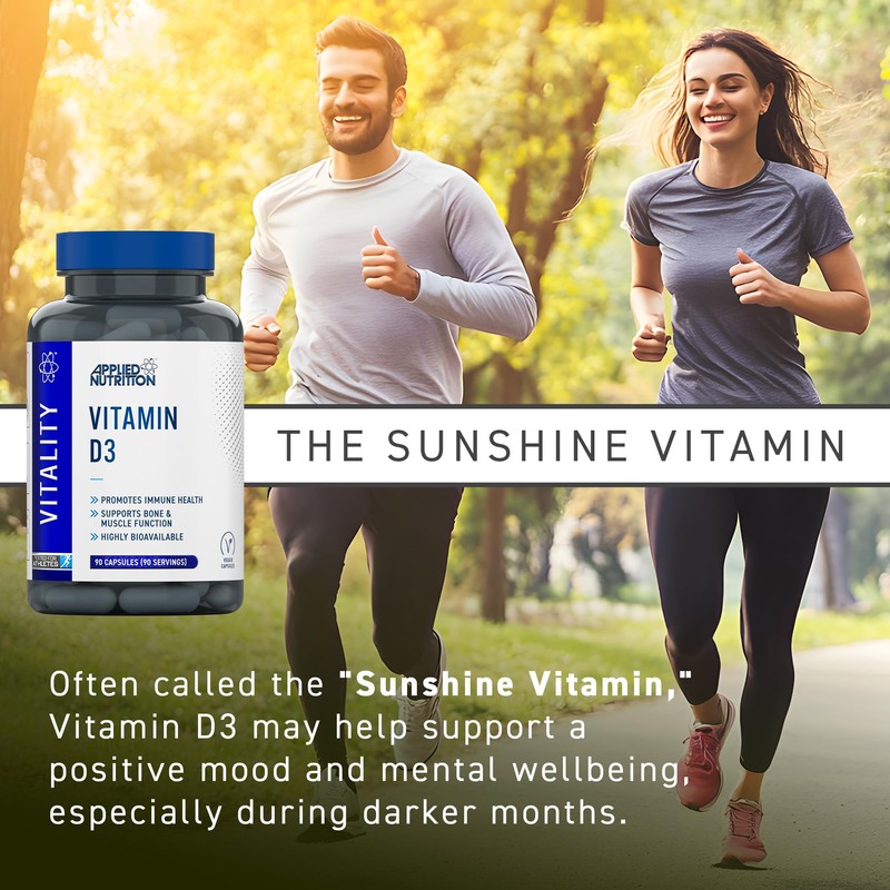 Applied Nutrition Vitamin D3 3000 IU | 75µg High Strength