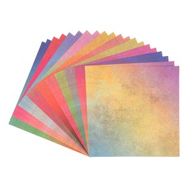 Ideen mit Herz Duo Design Paper, Pad with 20 Sheets of Craft Paper, 25 x 25 cm, 250 g/m², Printed on Both Sides, Design Paper, Motif Paper, Ideal for Scrapbooking, Crafts (Vintage Style 01)