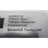 Silverhill Tools ASD510 5 Point Star Pentalobe Screwdriver in Size-TS10