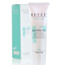REVÉE Scar Gel Narbengel für Gesicht und Körper - Narbensalbe Nach Op, Silikon Narbengel 100% iges medizinisches, Narbencreme Nach Op Transparentes, Geruchloses,Schneller Absorption,Scar Cream (60gr)