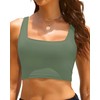 Women Sports Bra Swimsuit Top - Crop Bikini Top Only