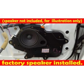 Front Door Speaker Adapter Spacer Rings Fits 1998-2005 Lexus GS300 / GS400 - SAK002_5534-1 Pair