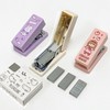Cute Caetoon Desktop Stapler with Staples, Small Mini Office Stapler,