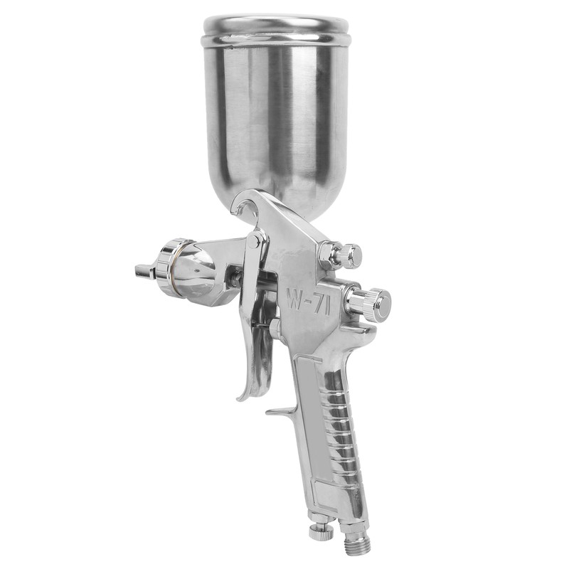 Spray Gun Set Upper Pot Gravity Feed Paint 1.8mm Fluid