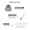 Resound Compatible Hearing Aid Domes Smoky Power Dome Ear Tips