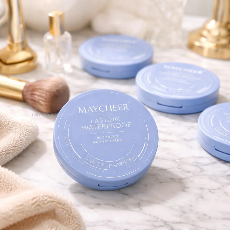 Polvo Compacto 3 Tonos Impermeable Mate