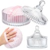 Tioncy 2 Pcs Extra Large Dusting Powder Puff and Container