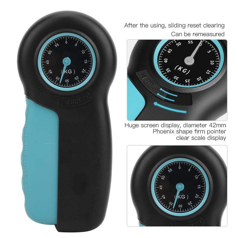 Portable Hand Grip Dynamometer Digital Hand Grip Strength Meter Strengthener