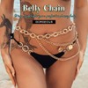 Nicute Women Waist Chain Gold Layered Belly Chains Metal Coins