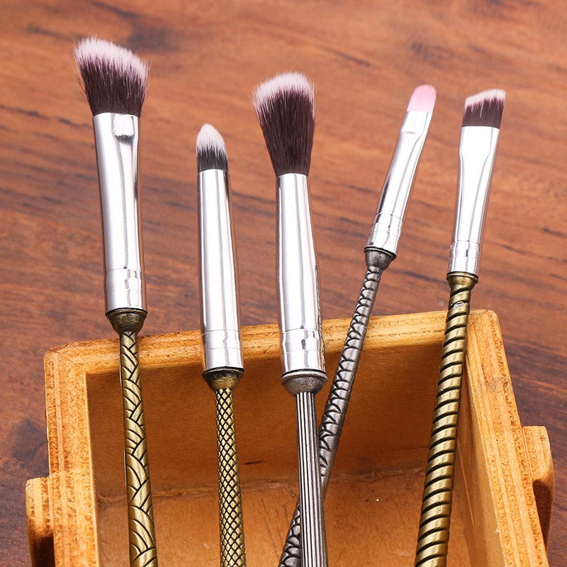 5Pcs Makeup Brushes Set Wizard Wand Cosmetic Brushes Kit Eye