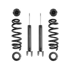 Rear Air Spring to Coil Spring Conversion Kit - 8-Piece - Compatible with 2011-2020 Jeep Grand Cherokee