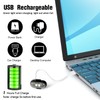 4PCS Wireless LED Strobe Lights with Remote Control, 8 Colors