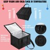 BDSHUNBF 2 Pcs Cool Bag, 15L Insulated Cooler Bag Box,