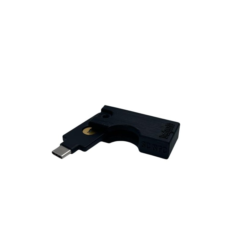 Designz3D Yubikey Protector Flip Case Keychain Holder (5 NFC /