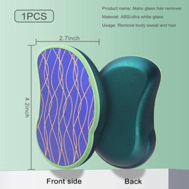 MFCGHXR Nano Hair Remover, Women's Epilator for Hair Removal, Crystal Hair Remover for Men and Women, Hair Removal Device, Suitable for Hair Removal on Arms, Legs and Other Parts (Green)