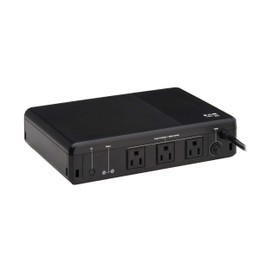Tripp Lite 350VA UPS Desktop Battery Backup and Surge Protector, 210W, 3 Outlets, Home & Office UPS, Small Form Factor, Wall Mounting Option, 5ft Cord, 3-Year Warranty (BC350R)