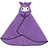 Skater BPO1-A Sanrio Water Absorption Quick-Drying Hooded Basponcho Kuromi Length