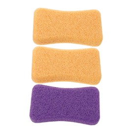 Minkissy 3pcs Rubbing Stone for Feet Natural Exfoliating Tool for Dead Skin Removal for Pedicure and Foot Care Random Pumice Stones