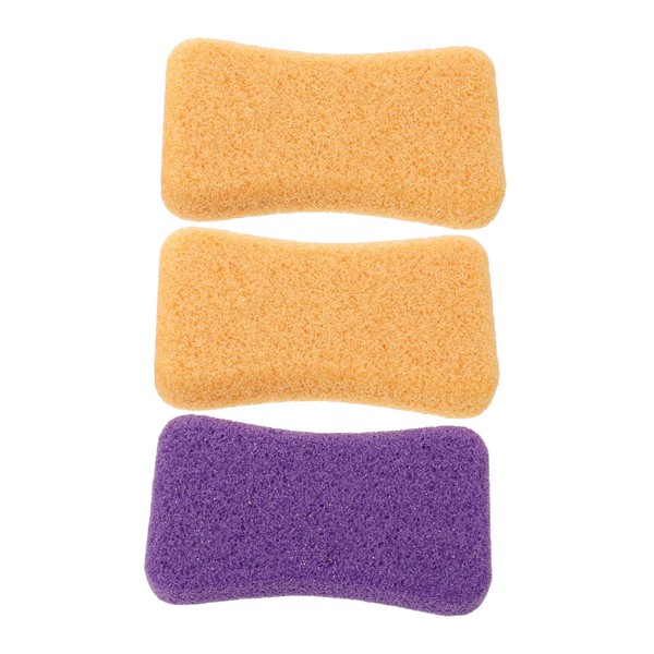 Minkissy 3pcs Rubbing Stone for Feet Natural Exfoliating Tool for