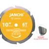 10-Inch 6T PCD Tip Hardie Fiber Cement Saw Blade with