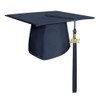 Endea Graduation Matte Cap & Tassel (Navy Blue, 2021)